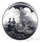 Австрия 10 евро 2014 Тироль (серебро, proof)