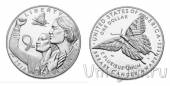 США 1 доллар 2018 Борьба с раком молочной железы (Proof)