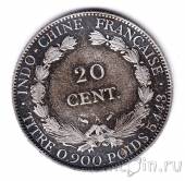 Французский Индокитай 20 центов 1893