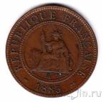 Французский Индокитай 1 цент 1885