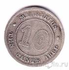 Маврикий 10 центов 1889
