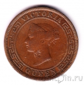 Цейлон 1 цент 1890