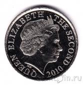 Джерси 10 пенсов 2010