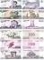 КНДР набор из 10 банкнот 2002-2013 (Образцы)