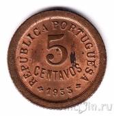 Португальская Гвинея 5 сентаво 1933