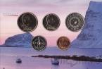 Норвегия набор 5 монет 2000 (в буклете)