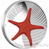Австралия 50 центов 2011 Морская звезда