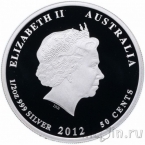 Австралия 50 центов 2012 Осьминог