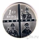 Франция 1 1/2 евро 2008 Город Лурд