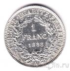 Франция 1 франк 1888