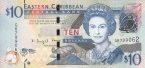 Восточно-Карибские Территории 10 долларов 2012