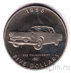 Маршалловы о-ва 5 долларов 1996 Thunderbird 1955