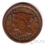США 1 цент 1847