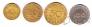 Саарленд набор 4 монеты 1954-55