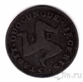 Остров Мэн 1 пенни 1733