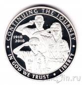 США 1 доллар 2010 100 лет Скаутскому движению (Proof)