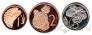 Острова Кука набор 3 монеты 1976