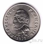 Французская Полинезия 20 франков 1975