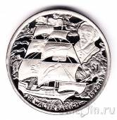 Британские Виргинские острова 1 доллар 2018 Уолтер Рэли
