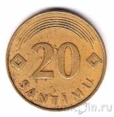 Латвия 20 сантимов 1992