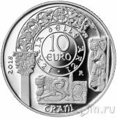 Италия 10 евро 2018 Кафедральный собор в Трани