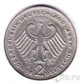 ФРГ 2 марки 1971 Теодор Хойс (F)