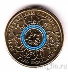 Австралия 2 доллара 2016 Олимпийская сборная (синяя)