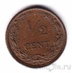 Нидерланды 1/2 цента 1903