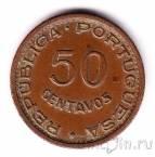 Ангола 50 сентаво 1953