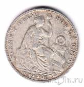 Перу 1/5 соль 1910