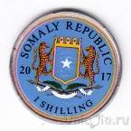 Сомали набор 7 монет 2017 Корабли