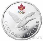 Канада 1 доллар 2006 Олимпийские Игры в Турине (серебро)