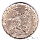 Чили 1 песо 1915