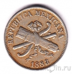 Мексика 2 сентаво 1883