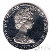 Брит. Виргинские острова 25 центов 1977