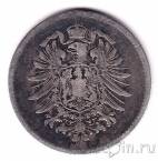Германская Империя 1 марка 1874 (G)