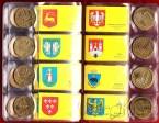 Польша набор 16 монет 2005-2008 Исторические места (в альбоме)