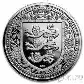 Гибралтар 1 фунт 2018 Герб Англии