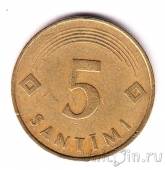 Латвия 5 сантимов 1992