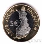 Финляндия 5 евро 2018 Крепость Олавинлинна