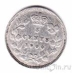 Канада 5 центов 1900