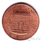 Канада (банковский жетон) 1/2 пенни 1844 Монреаль