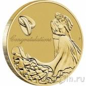 Австралия 1 доллар 2015 Свадьба