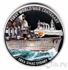 Соломоновы острова 10 долларов 2014 Корабль «Сидней»
