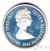 Фолклендские острова 50 пенсов 1977 Герб (серебро)