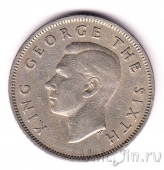 Новая Зеландия 1 флорин 1950