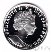 Остров Мэн 1 крона 2015 Уинстон Черчилль (серебро)