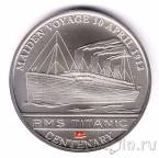 Острова Кука 1 доллар 2012 Титаник. 10 апреля 1912 года