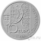 Словакия 10 евро 2019 10 лет введения евро
