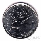 Канада 25 центов 1996